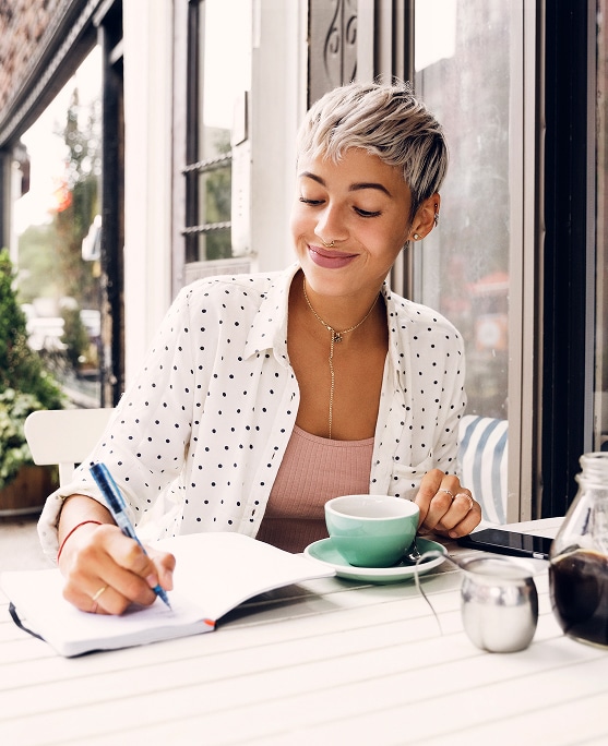 photo of women journaling