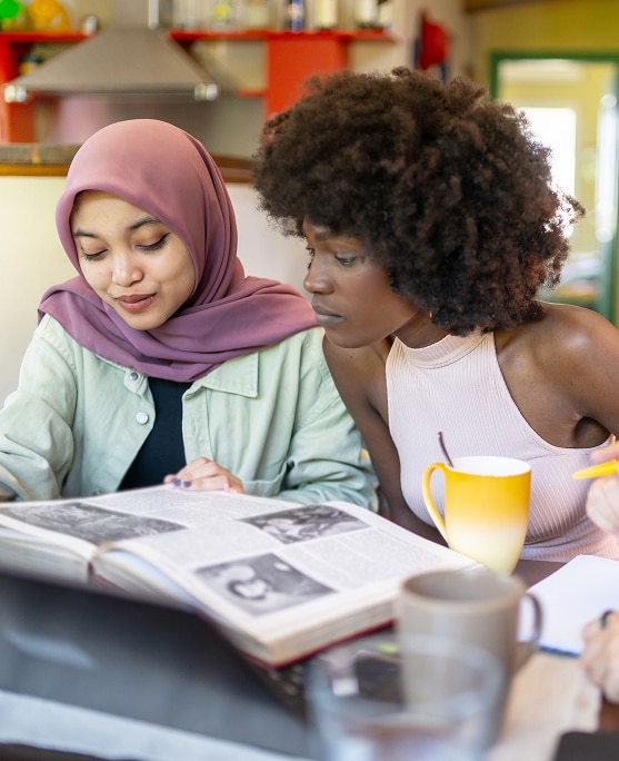 photo of women learning new language